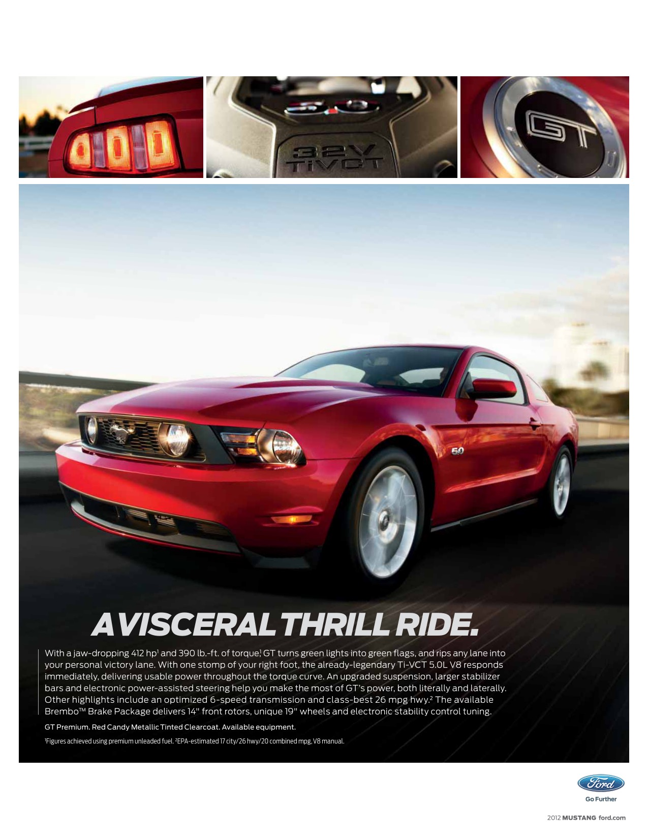 2012 Ford Mustang Brochure Page 17